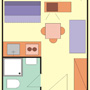 Схема - апартамент С (1+1)