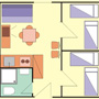 Схема - апартамент F1 (4+1)